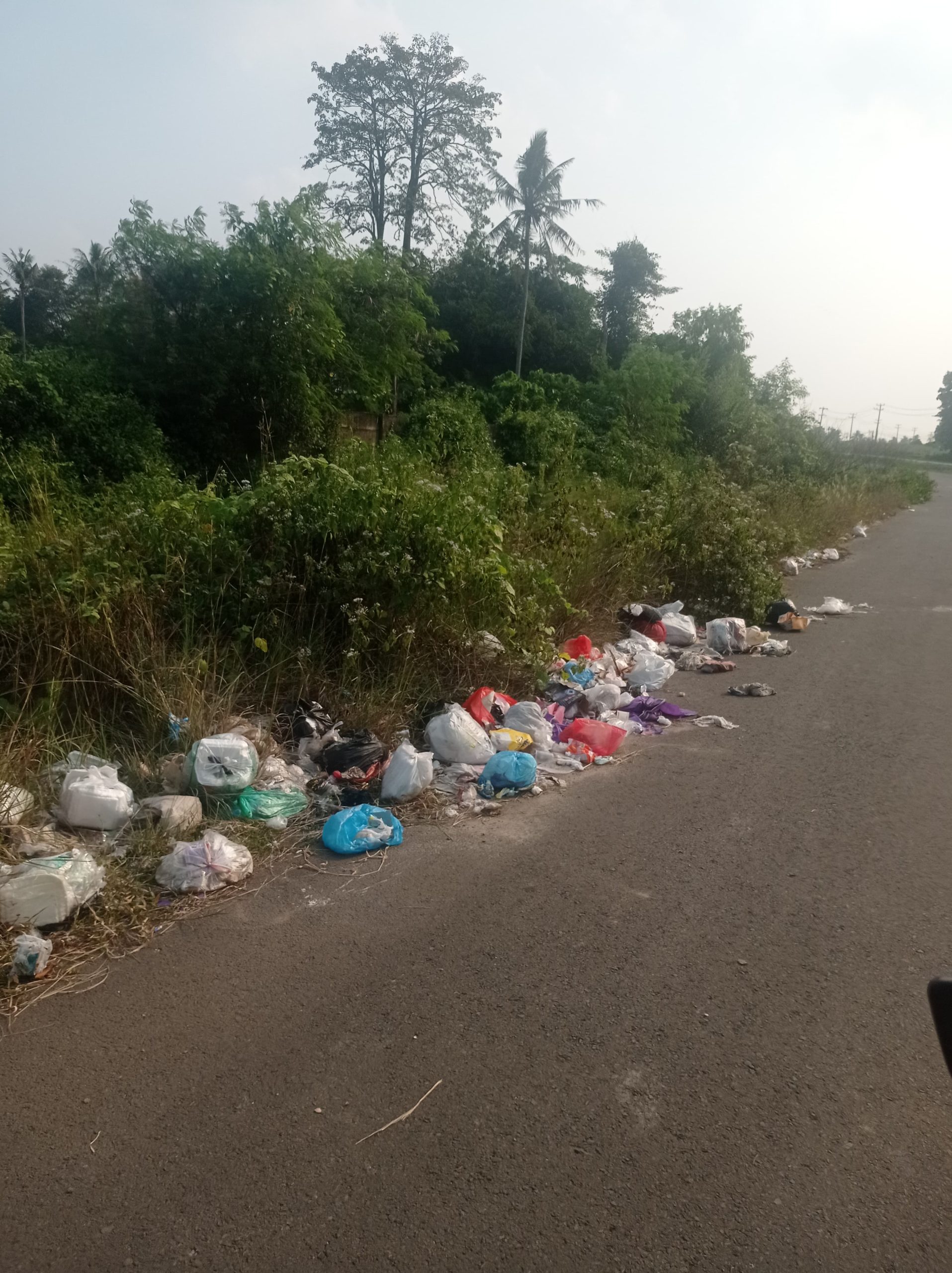 Foto: Tumpukan Sampah yang ditemukan Awan News