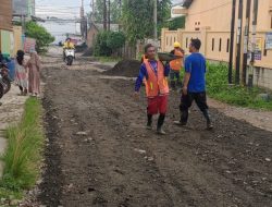 Pemkab Lampung Selatan Mulai Perbaiki Jalan di Desa Way Huwi