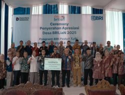 BRI Teluk Betung Apresiasi Desa Hanura sebagai Desa BRILiaN 2025