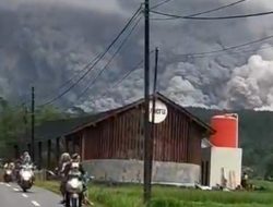 Ketika Semeru Menyalakan Senja: Peringatan yang Terangkat ke Awan