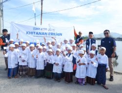YBM BRILiaN Region 5 Bandar Lampung Gelar Khitan Massal Untuk Anak Pulau