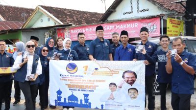 Ketua DPD Partai NasDem Kota Bandar Lampung Pimpin Kegiatan Berbagi Takjil