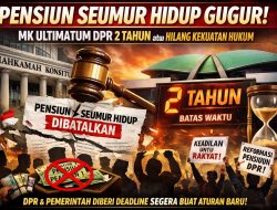 MK Ultimatum DPR 2 Tahun atau Hilang Kekuatan Hukum