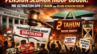 MK Ultimatum DPR 2 Tahun atau Hilang Kekuatan Hukum
