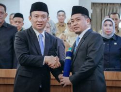 Sekdaprov Lampung Lantik Kadis Perindustrian dan Perdagangan