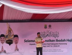 444 Jamaah Haji Kloter 9 JKS-Karawang Diberangkatkan, 1 Tertunda