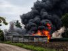 Gudang Penyimpanan BBM di Pesawaran Terbakar Hebat