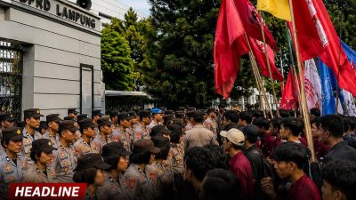 Aksi Besar Mahasiswa di DPRD Lampung, Suarakan 6 Tuntutan untuk Pendidikan hingga Penegakan HAM
